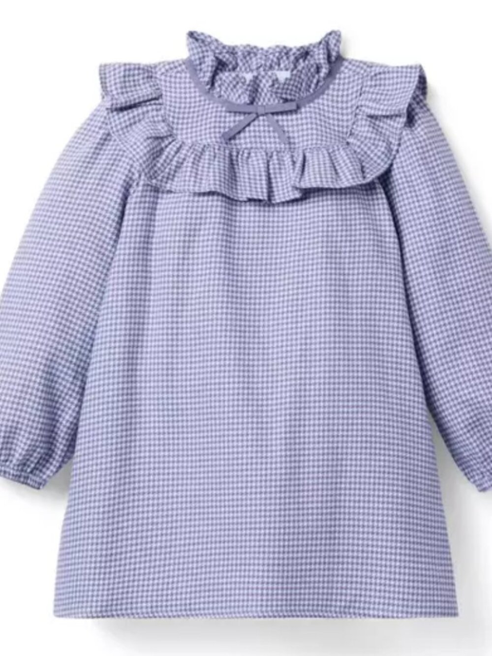 Janie and Jack -  Houndstooth Ruffle Collared Dress